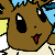 Picture of Eevee and 3 of her evolutions I made for a contest.